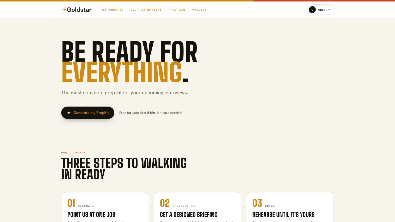 Goldstar preview